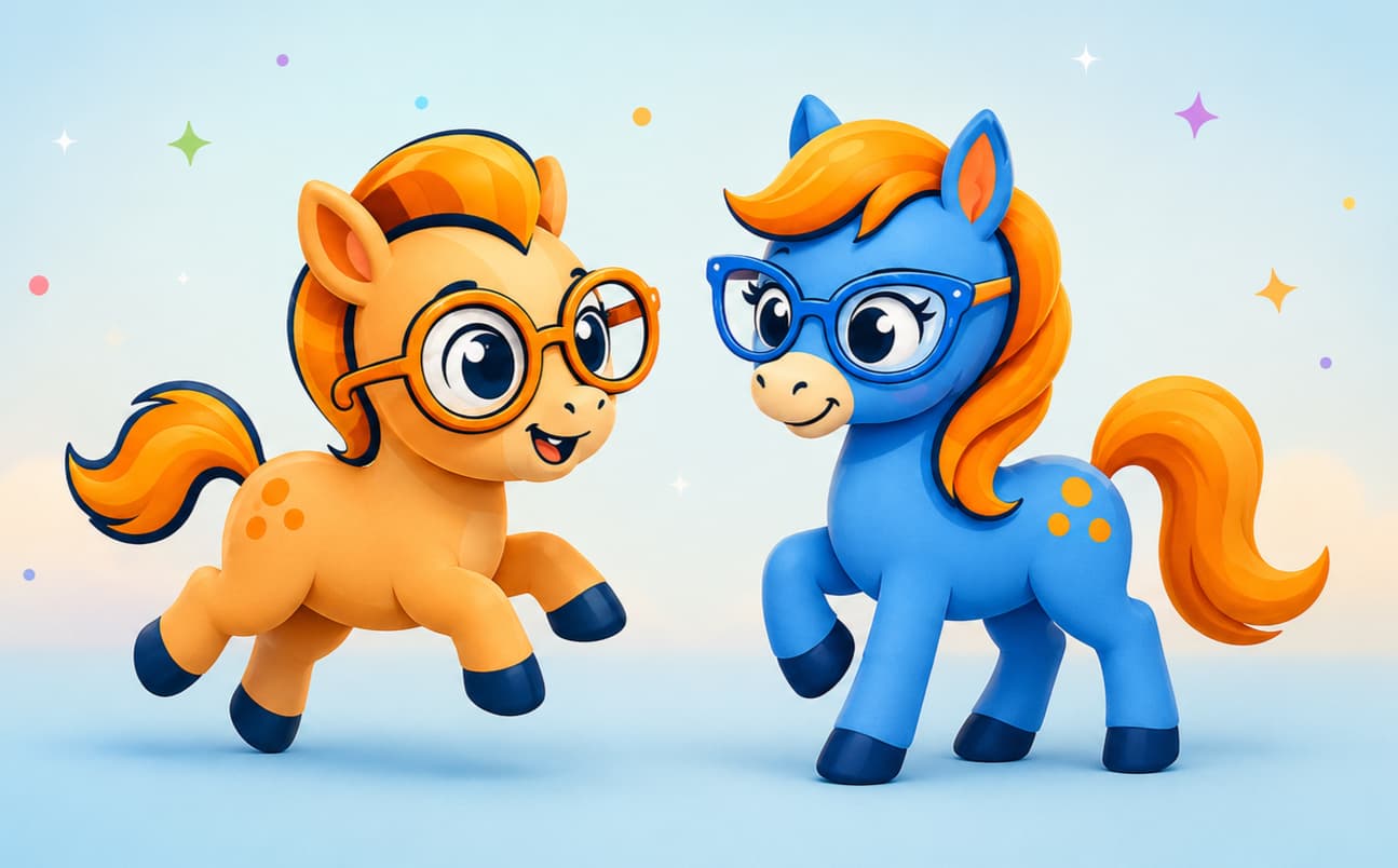 Foal & Pony, behind the scenes